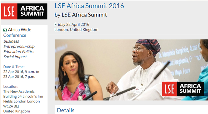 LSE AFRICA SUMMIT 2016